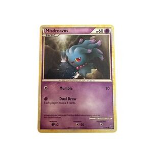 Misdreavus Pokemon Card 2010 Screech Pokemon Card #57/90 Excellent Condition